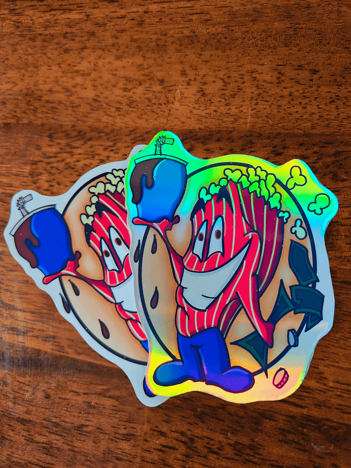 Colonel Popper Mascot Die-Cut Sticker product image (3)