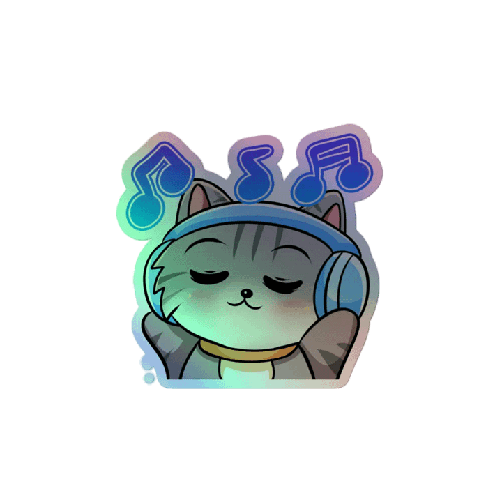 Dezciimi Animated Music Emote IRL (Holographic) product image (2)