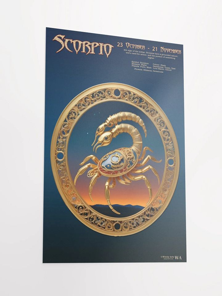 Western Zodiac Poster - SCORPIO product image (4)