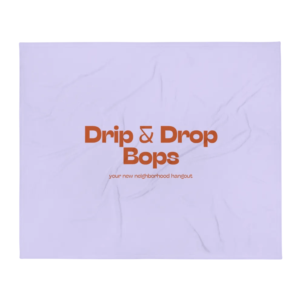 Drip & Drop Bops Throw Blanket product image (2)
