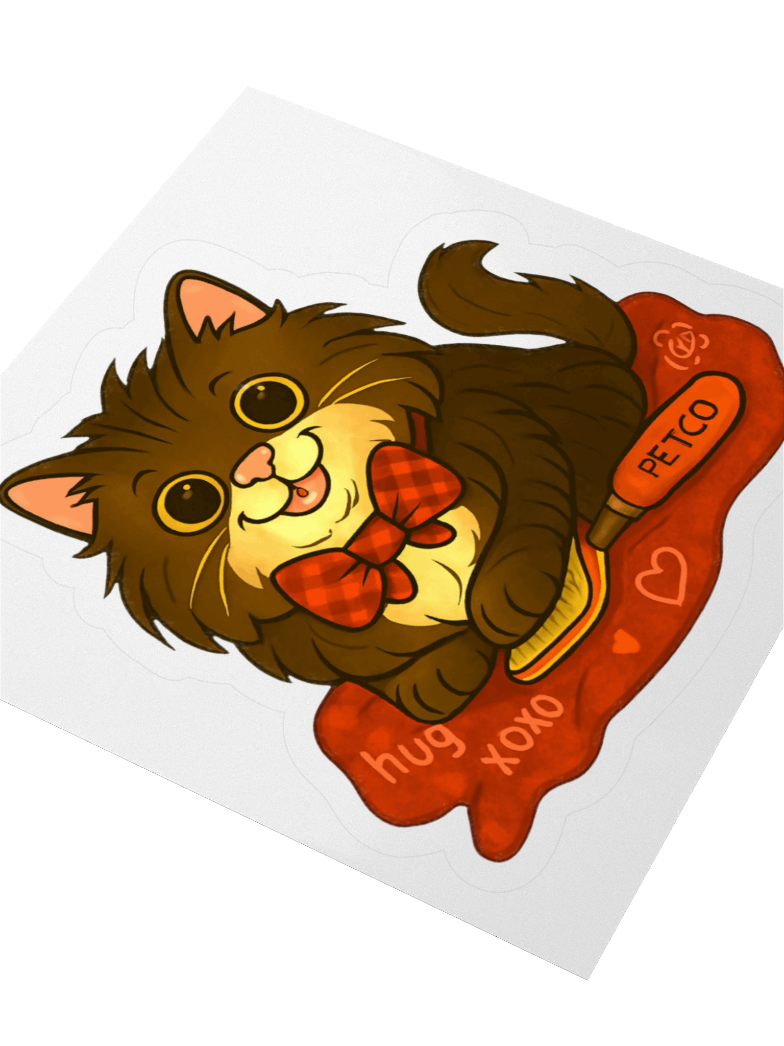 Mali the Axe Cat Stickers product image (4)