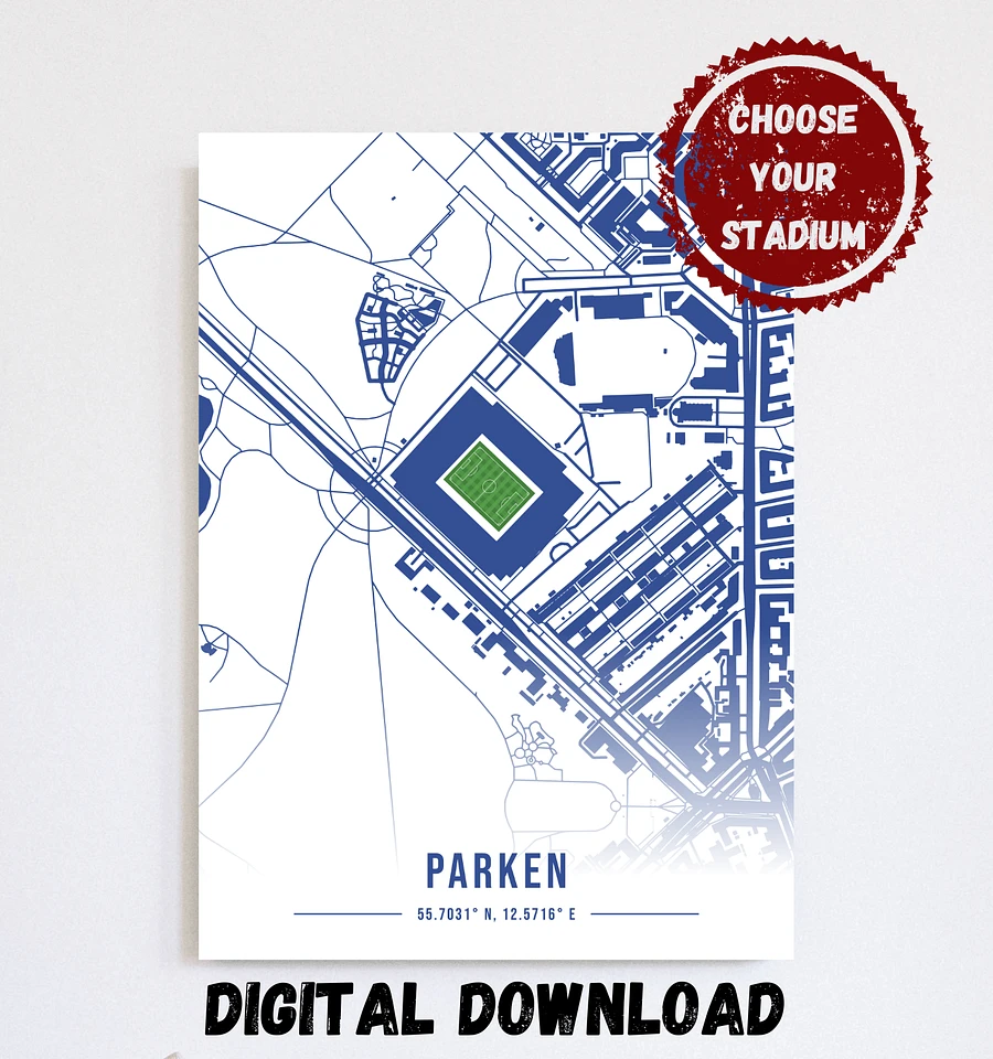 Parken Map Design Digital Download product image (2)
