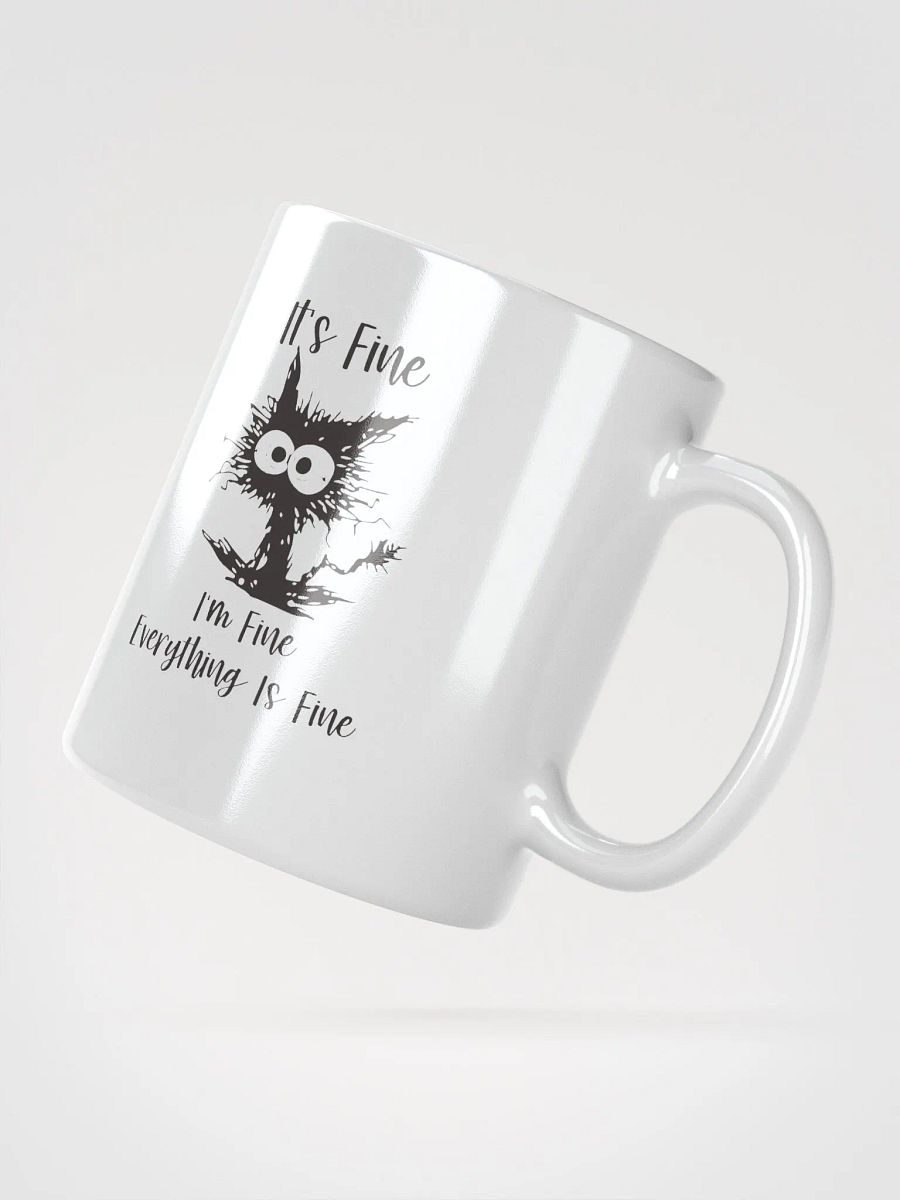Frazzled Cat 'It's Fine' Mug product image (6)