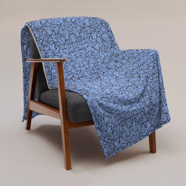 No Rockin' Angel Throw (Blue) product image (1)
