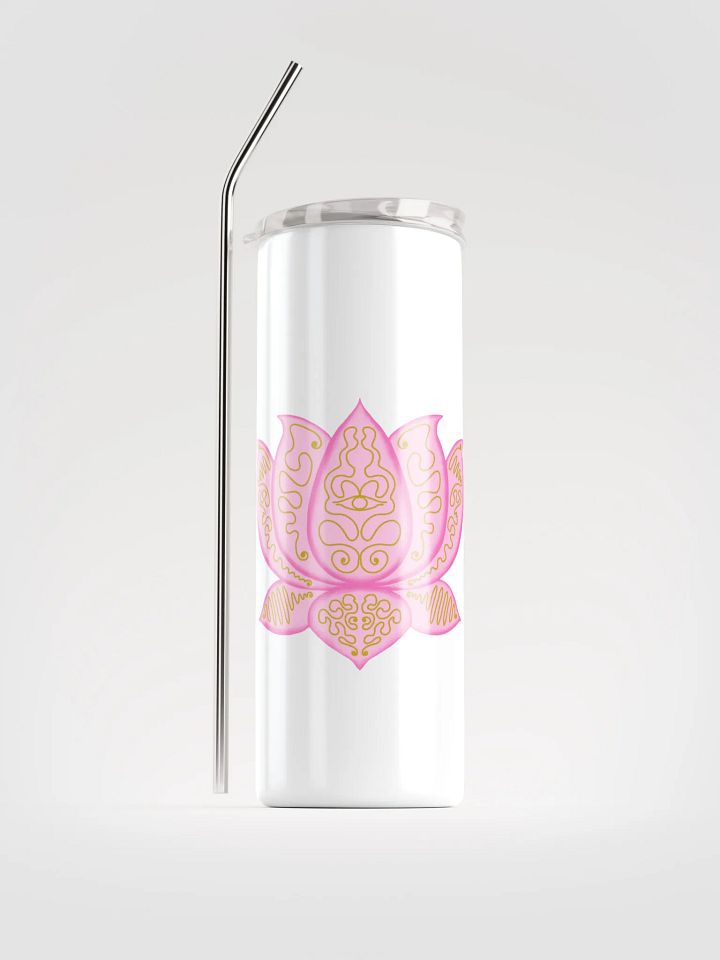 Golden Lotus Stainless Steel Tumbler product image (1)