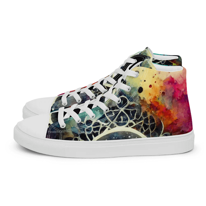 Cosmic Lace High Top Canvas Shoes product image (1)