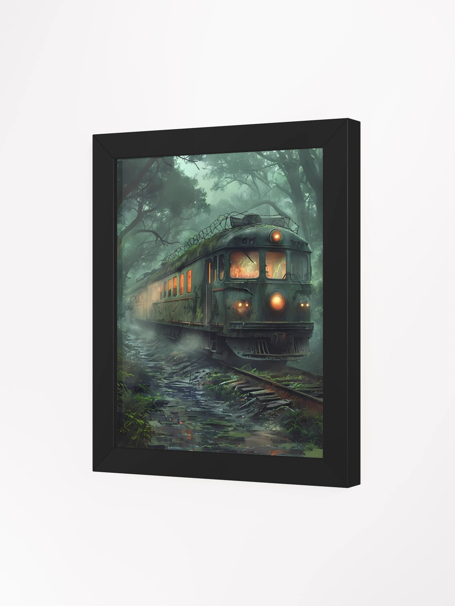 Misty Forest Train Journey Wall Art product image (4)