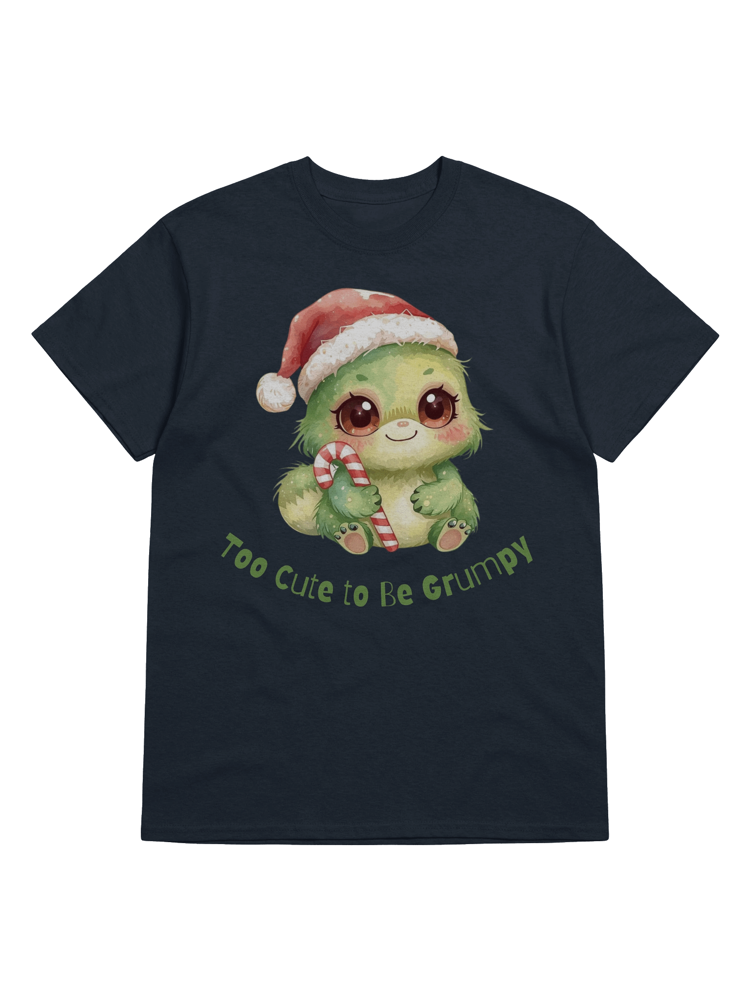 Too Cute to Be Grumpy Holiday Tee product image (42)