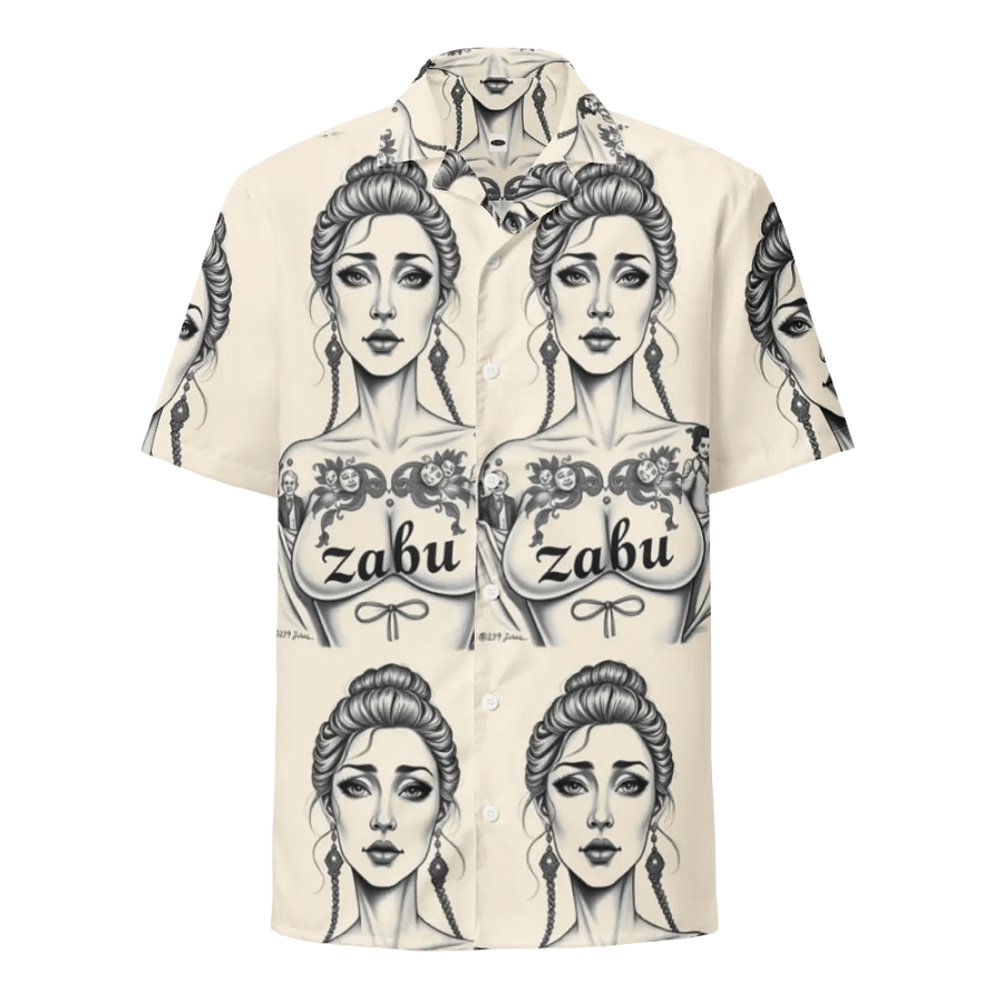 Ink Monochrome Elegance Hawaiian Shirt product image (1)