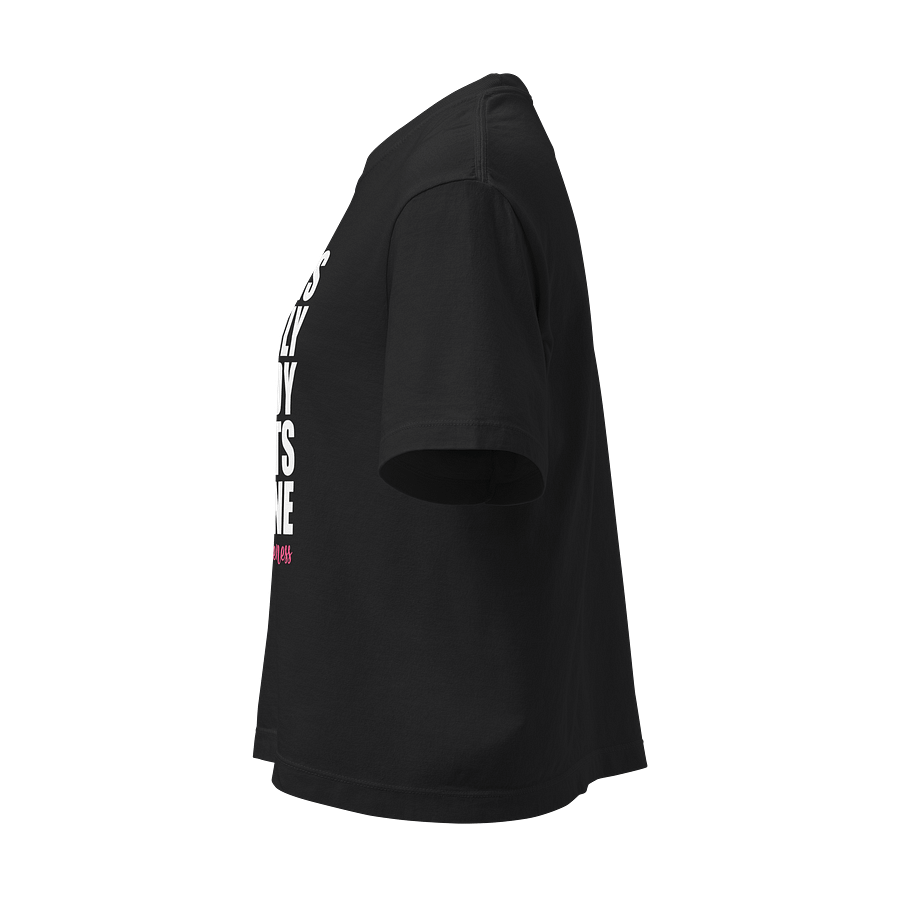 Nobody Fights Alone Boxy – Breast Cancer Awareness Heavyweight Boxy T-Shirt product image (6)
