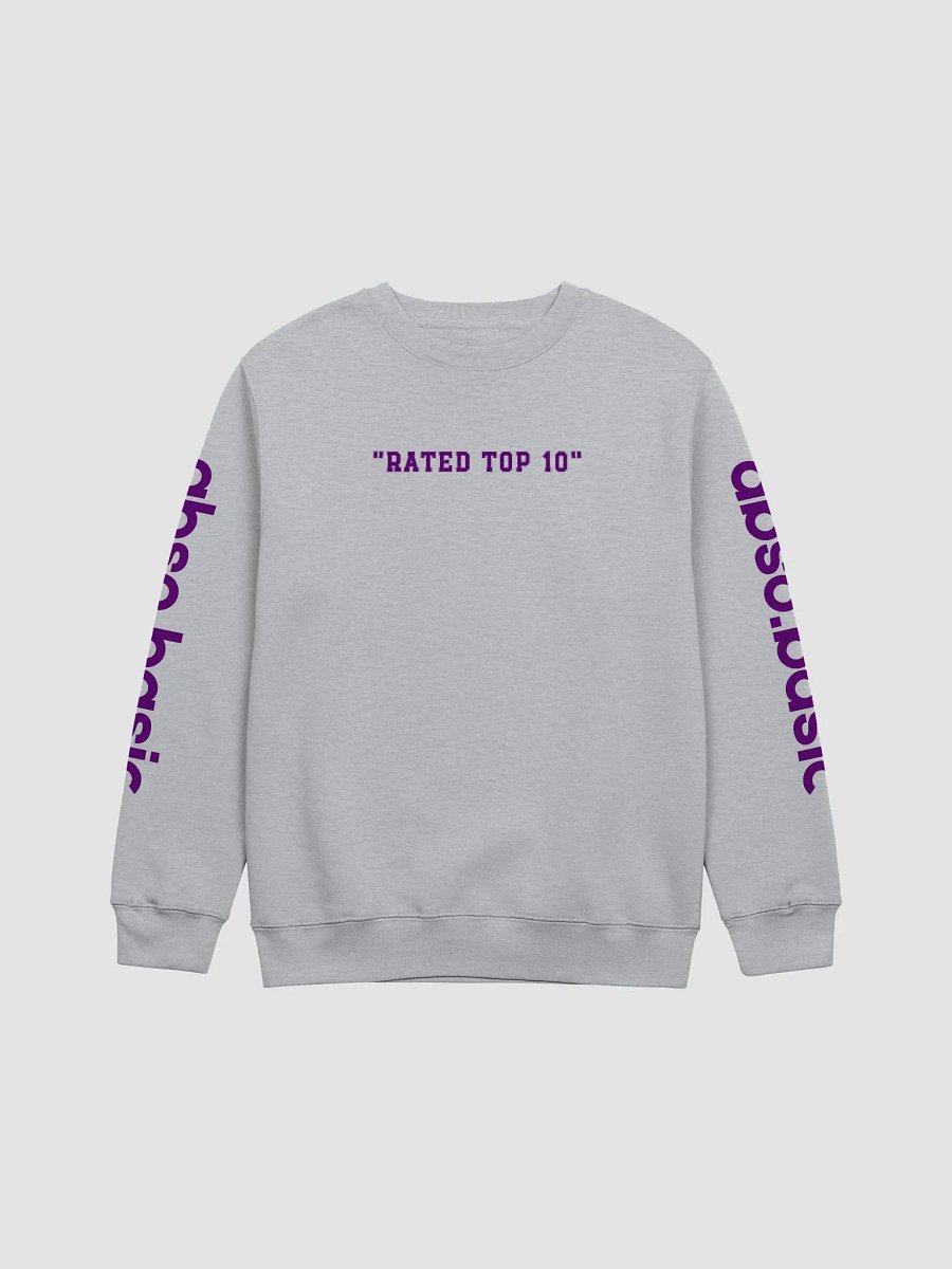 "Rated Top 10" Crewneck Sweatshirt product image (3)