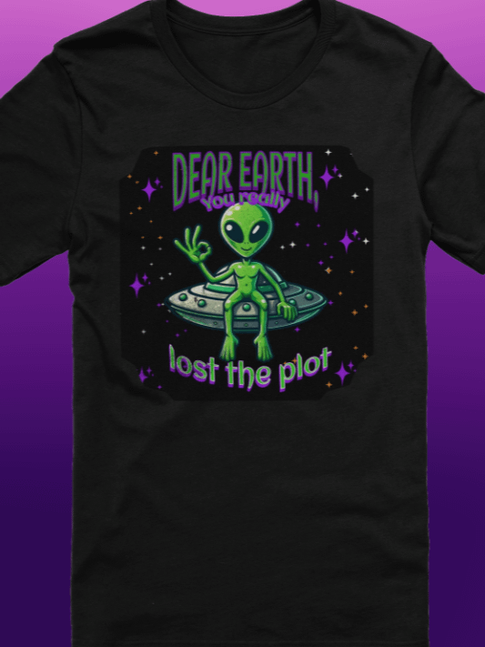 Cosmic Alien's Message to Earth T-Shirt product image (1)