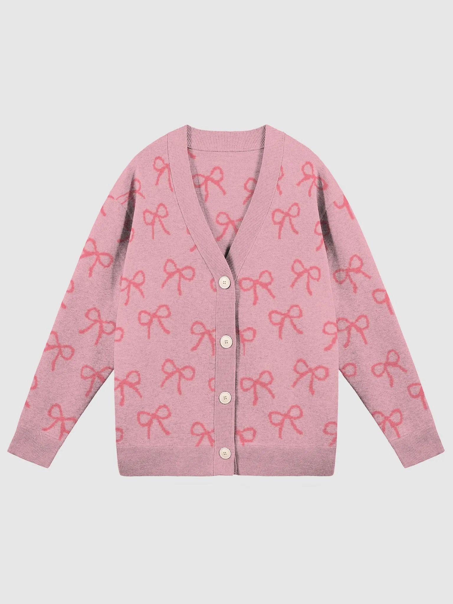 Pink Dainty Bows Cardigan product image (1)