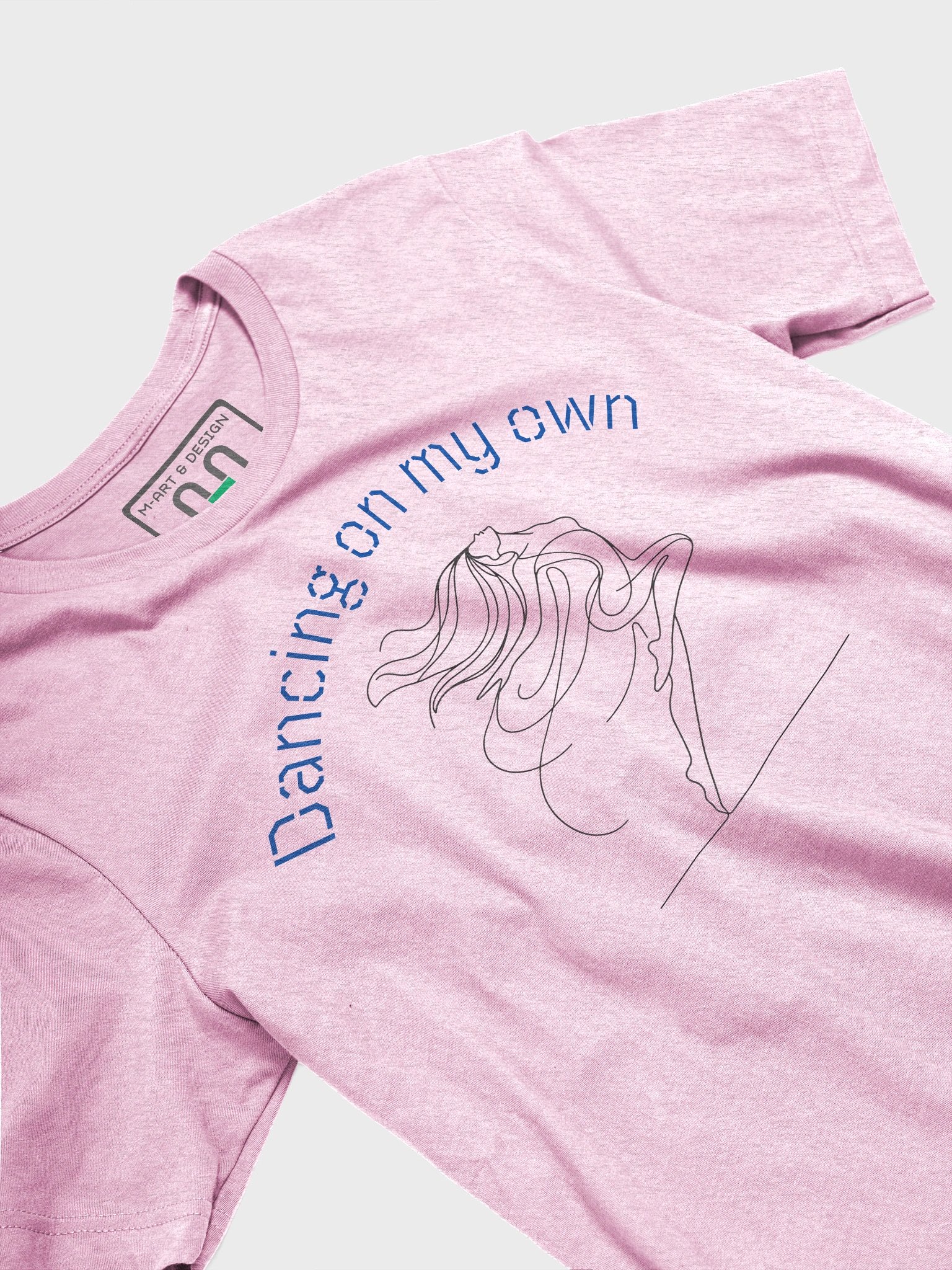 Midnight Ballet Tee - Elegant One Line Graphic Art T-Shirt product image (3)