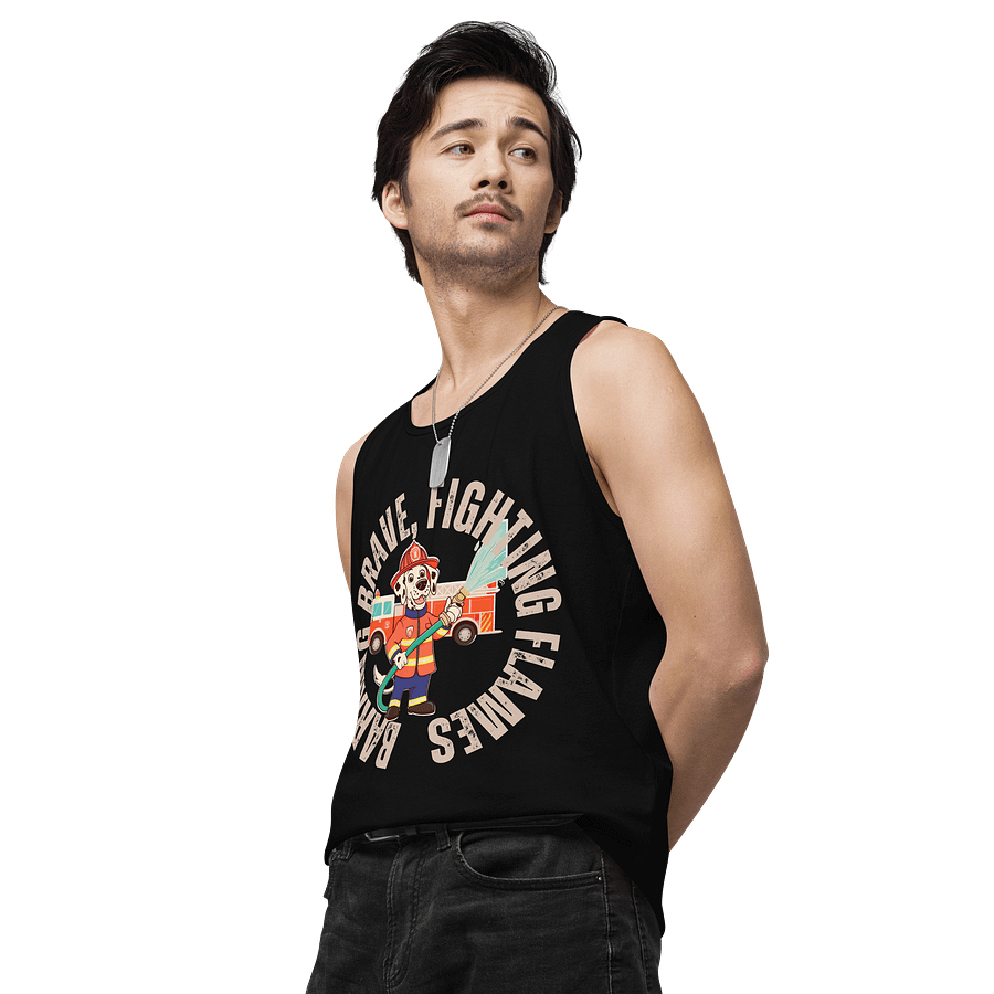 Barking Brave Firefighter Tank Top product image (5)