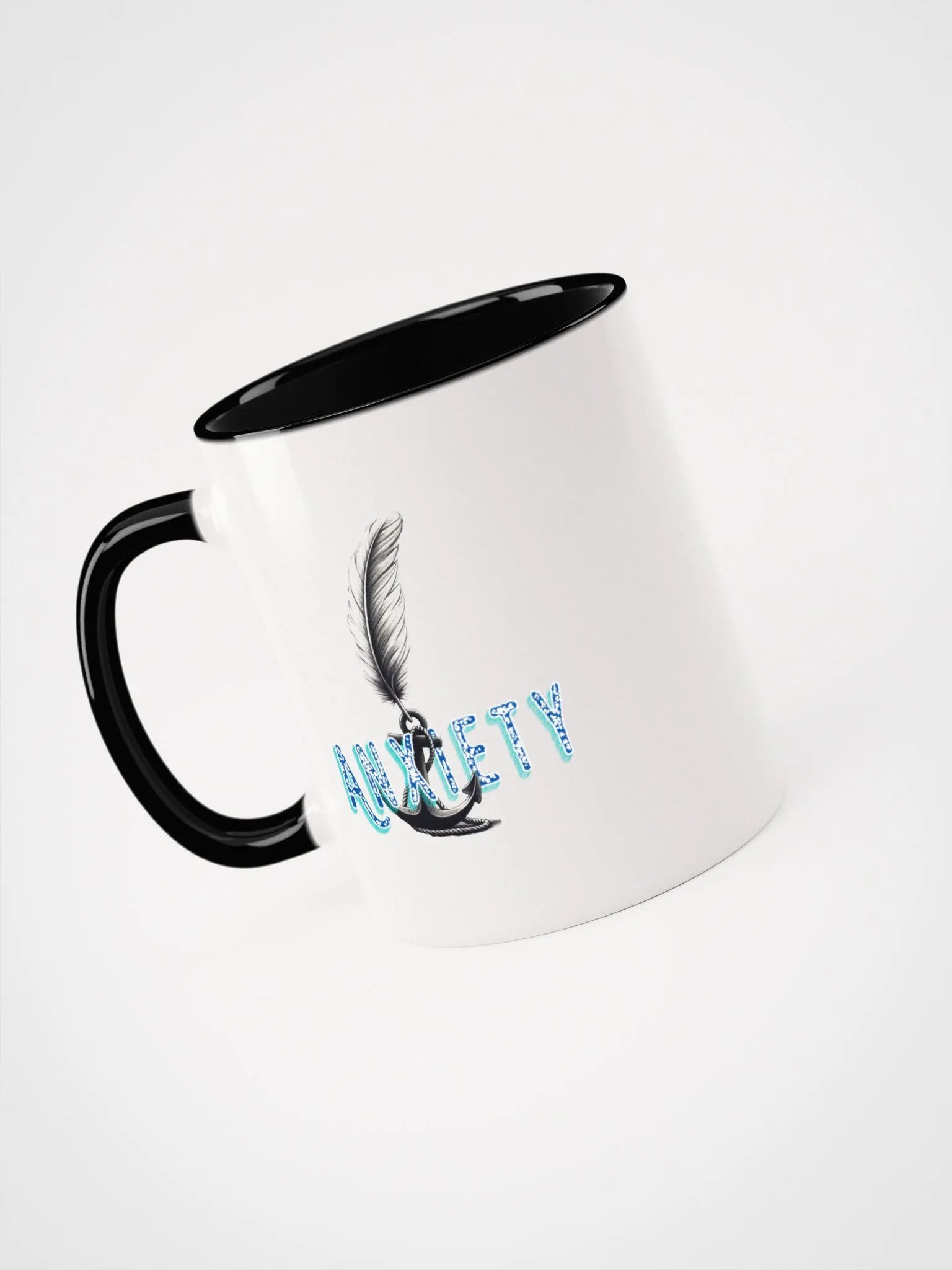 Anxiety Anchor Ceramic Mug with Color Inside product image (29)