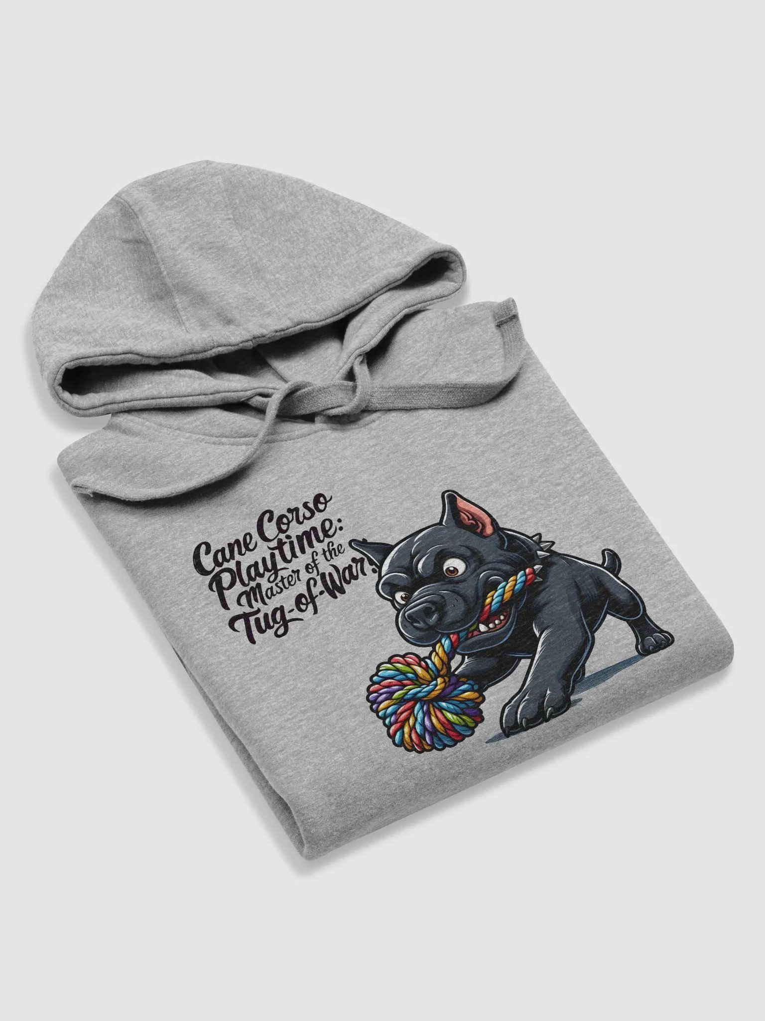 Cane Corso Playtime Hoodie – Master of the Tug-of-War Dog Lover Apparel product image (3)