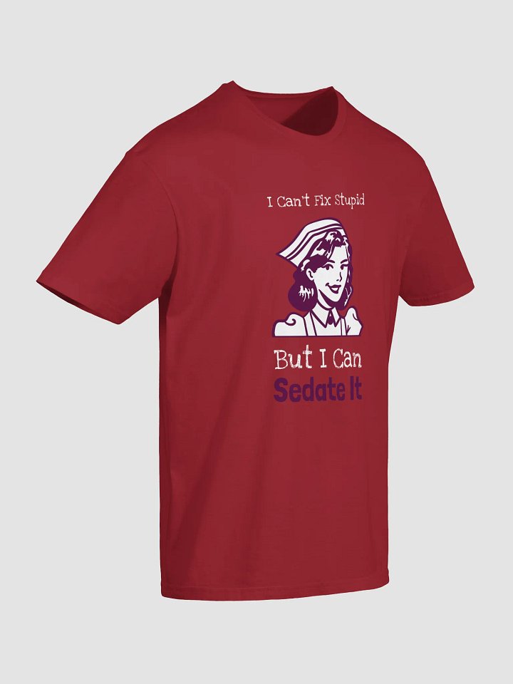Snarky Nurse Illustration Unisex T-Shirt product image (4)