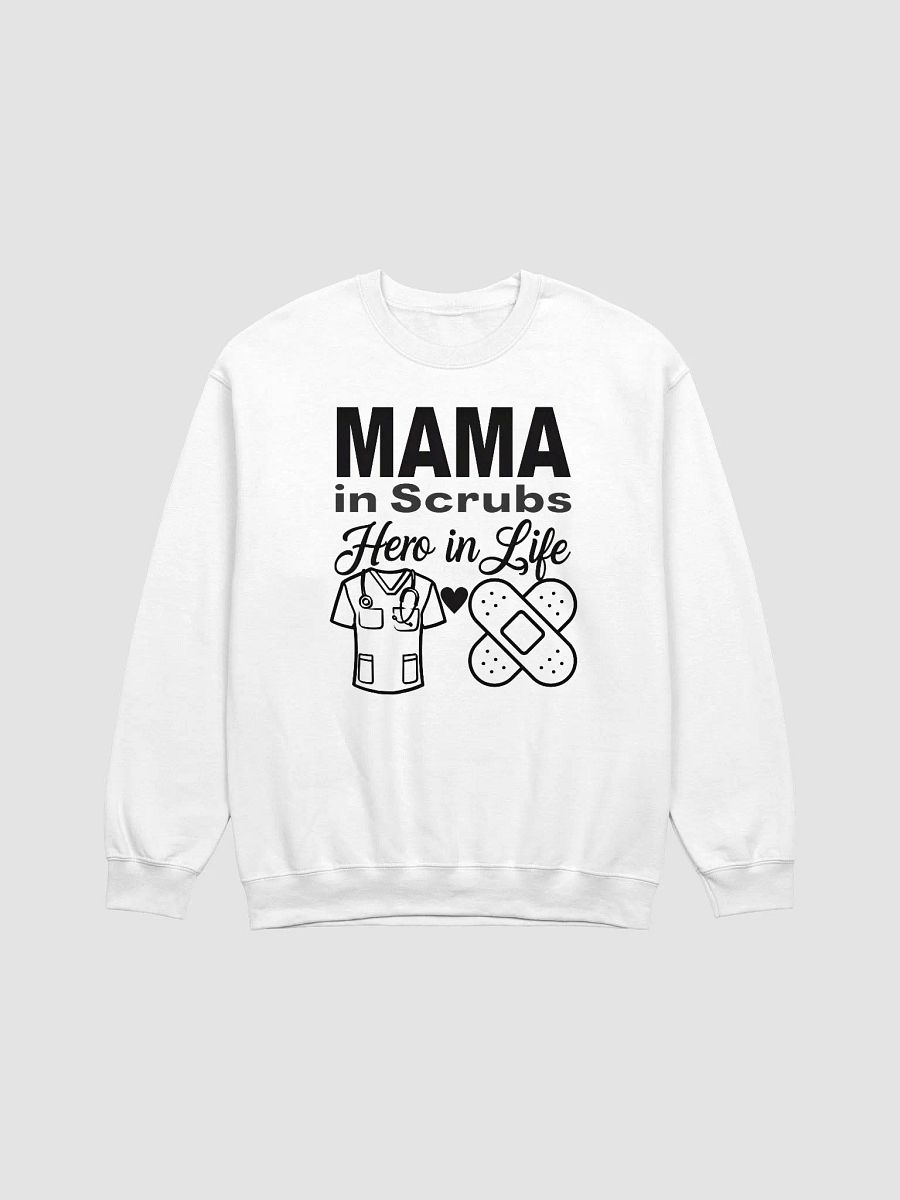 MAMA in Scrubs, Hero in Life Crewneck Sweatshirt product image (3)