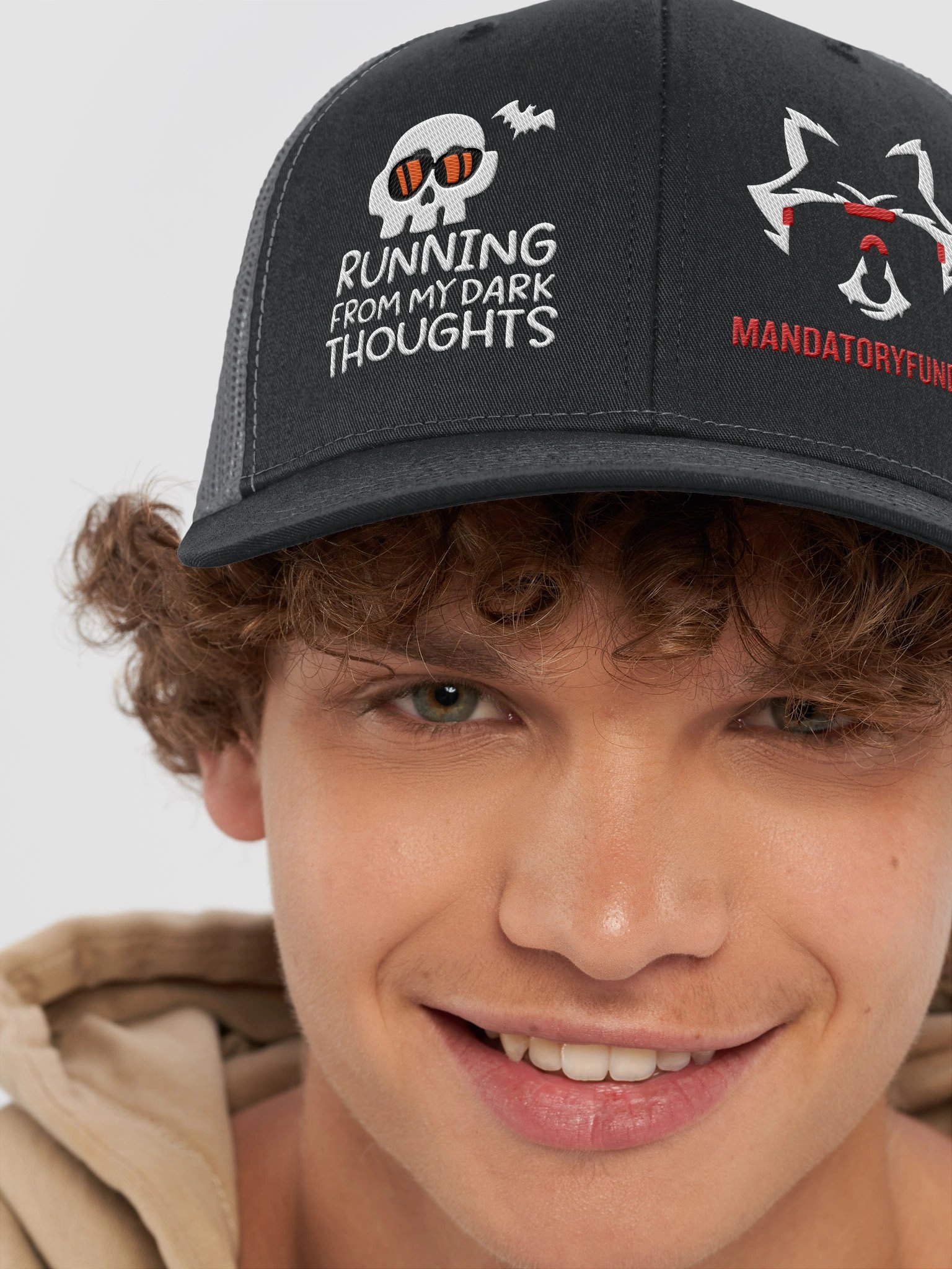 Running From My Dark Thoughts Hat product image (50)