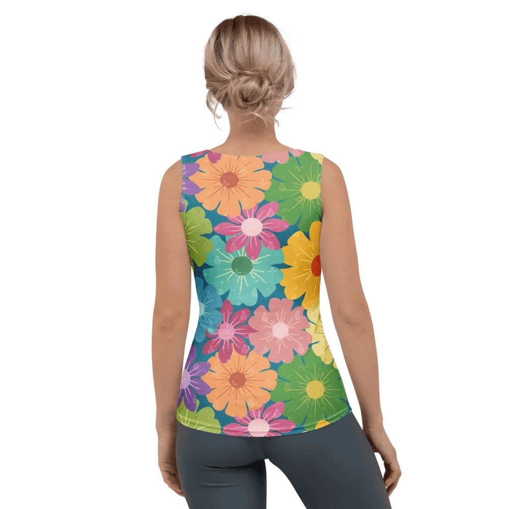 Vibrant Daisy Floral Design Women's Tank Top product image (2)