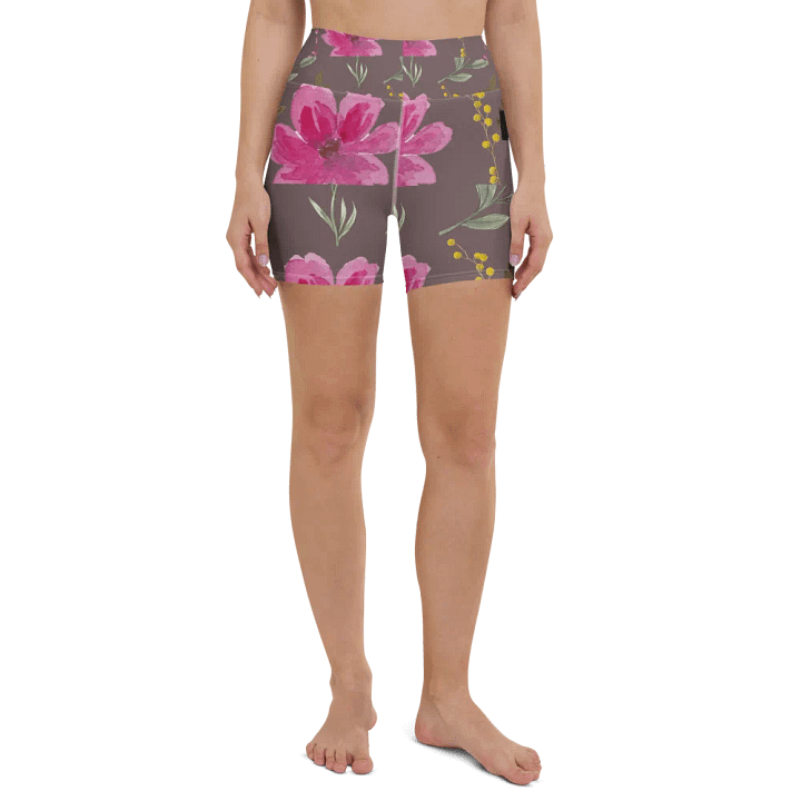 Blossom Harmony Yoga Shorts product image (2)