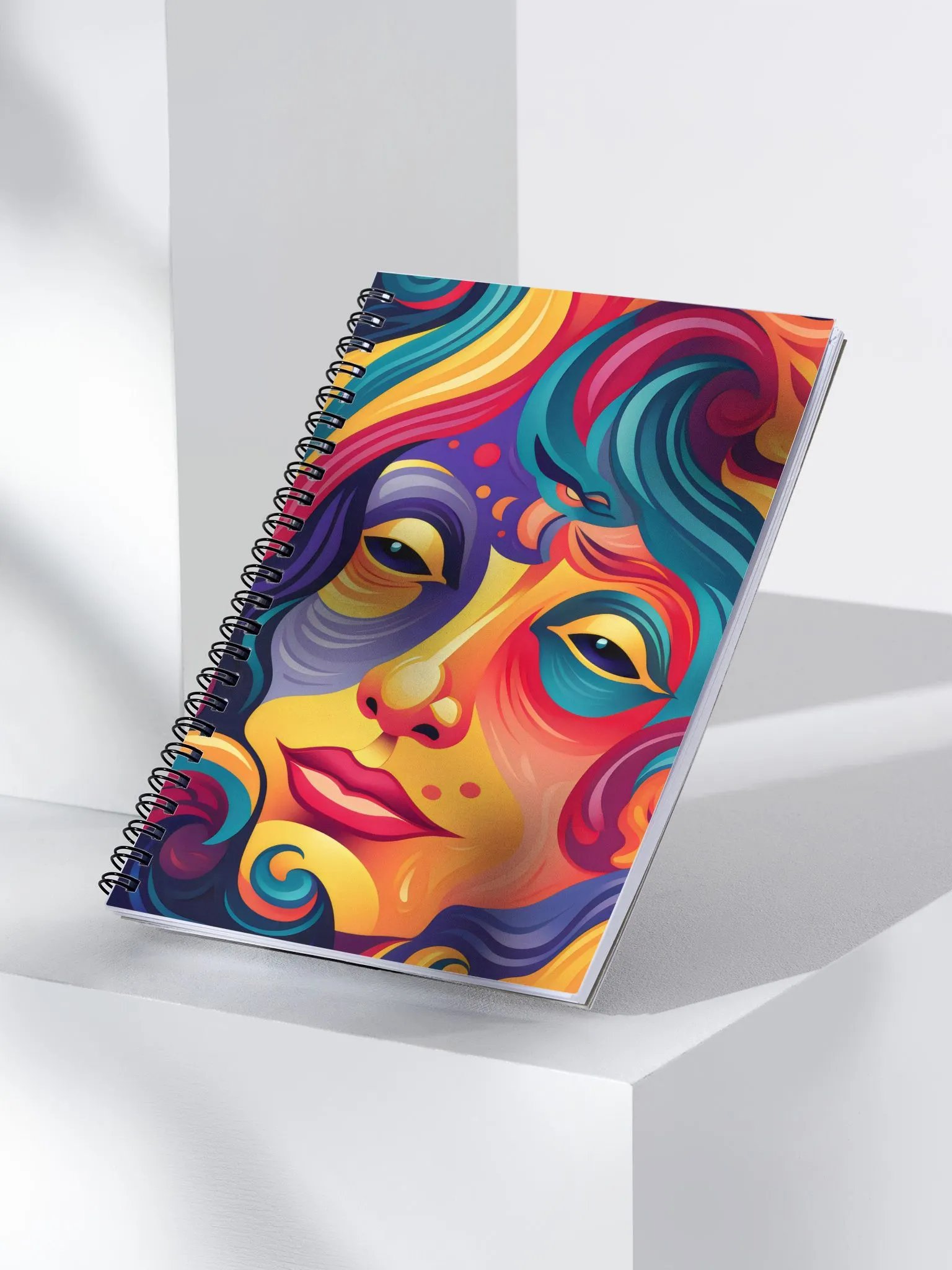 Serenity Spiral: Customizable Notebook product image (3)