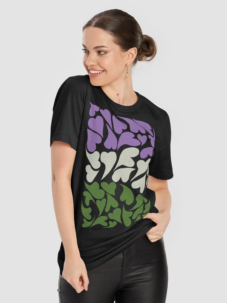 Nestled PRIDE Genderqueer T-shirt product image (30)