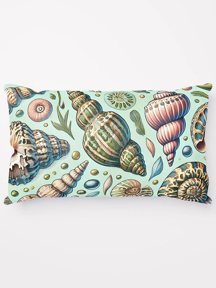 Sea Shells Light-Blue Decorative Pillow product image (1)
