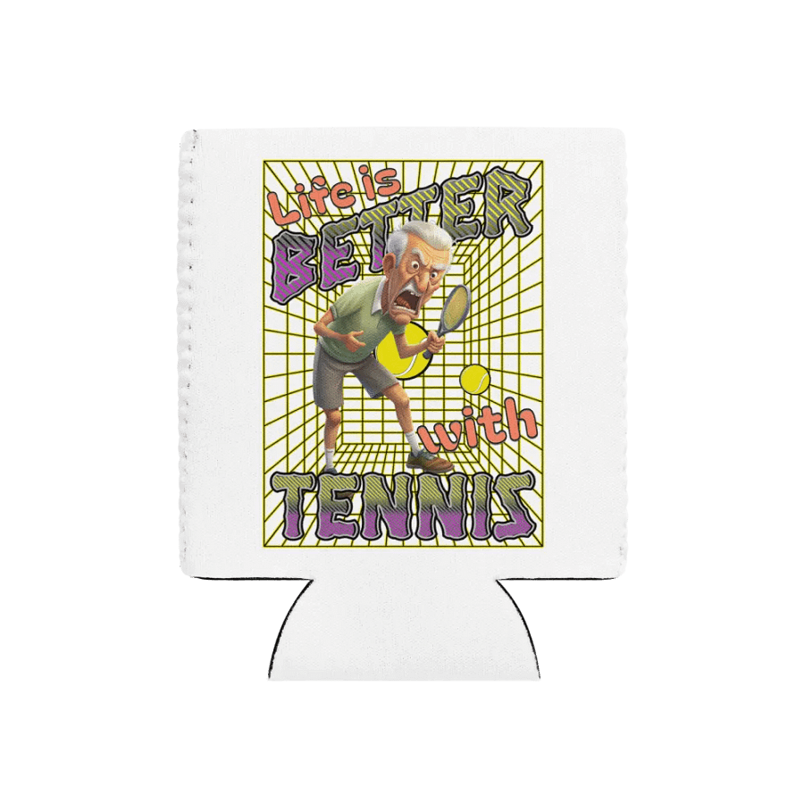 Life Is Better With Tennis Male Golden Years Coozie product image (1)