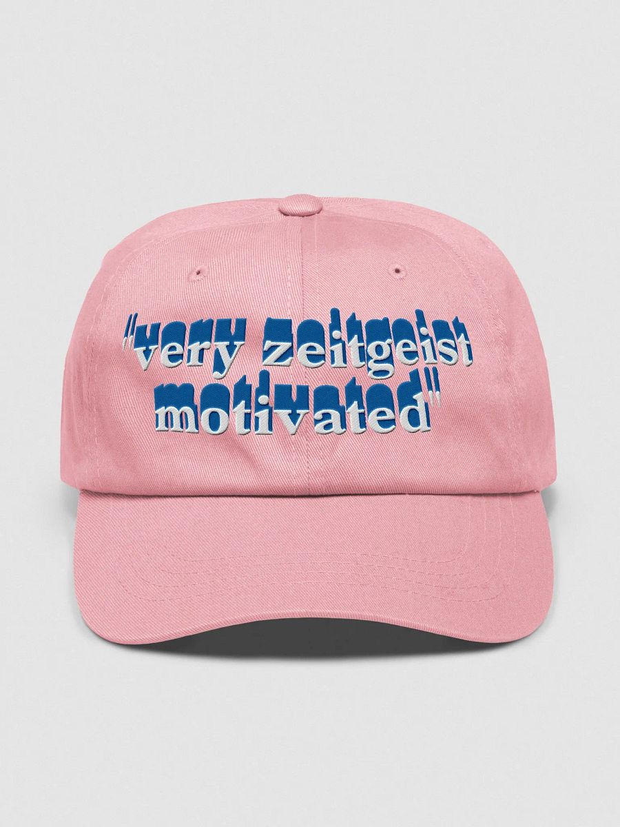 very zeitgeist motivaged hat - 100% cotton product image (1)