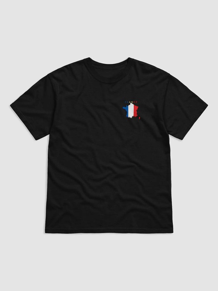 Man T-Shirt France 3D Map Garment-Dyed Heavyweight T-Shirt product image (1)