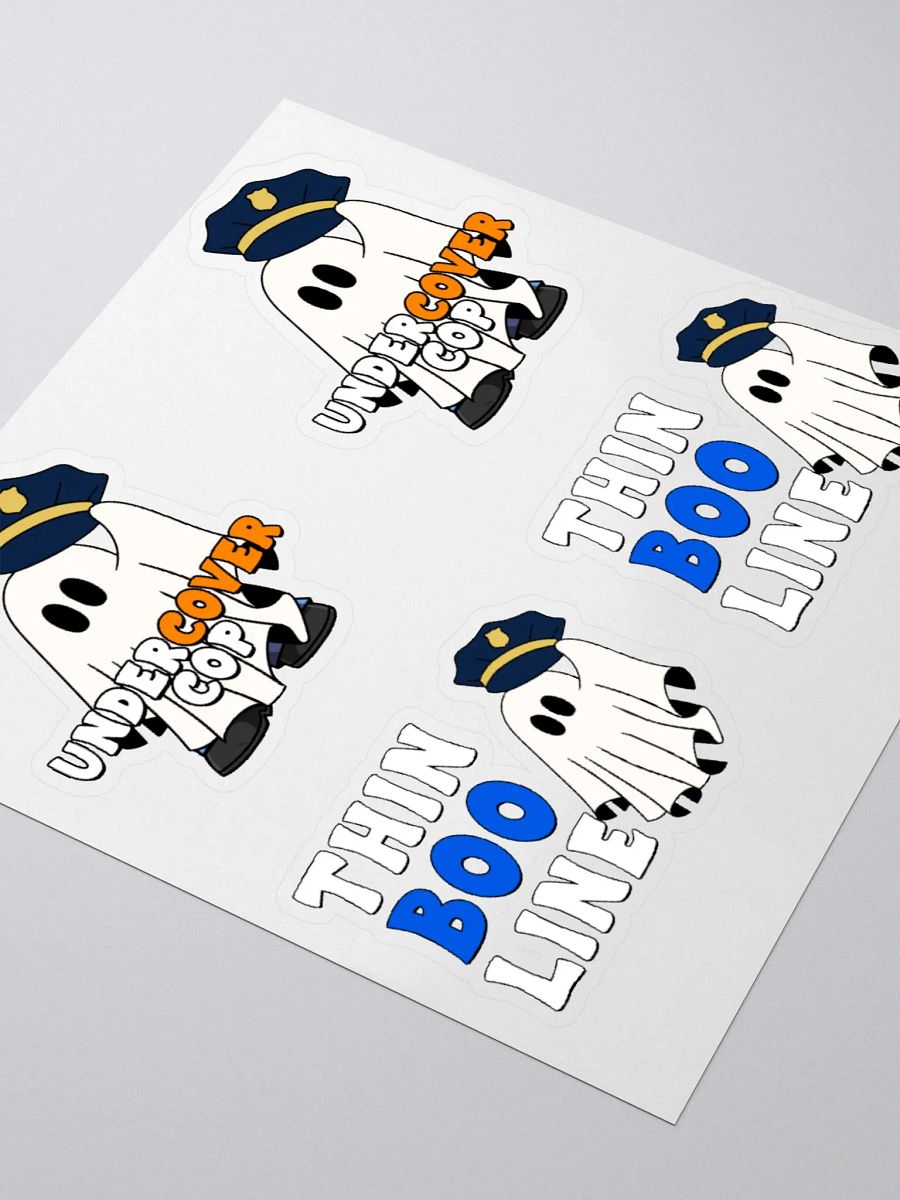 Undercover Cop Kiss Cut Stickers Set product image (7)