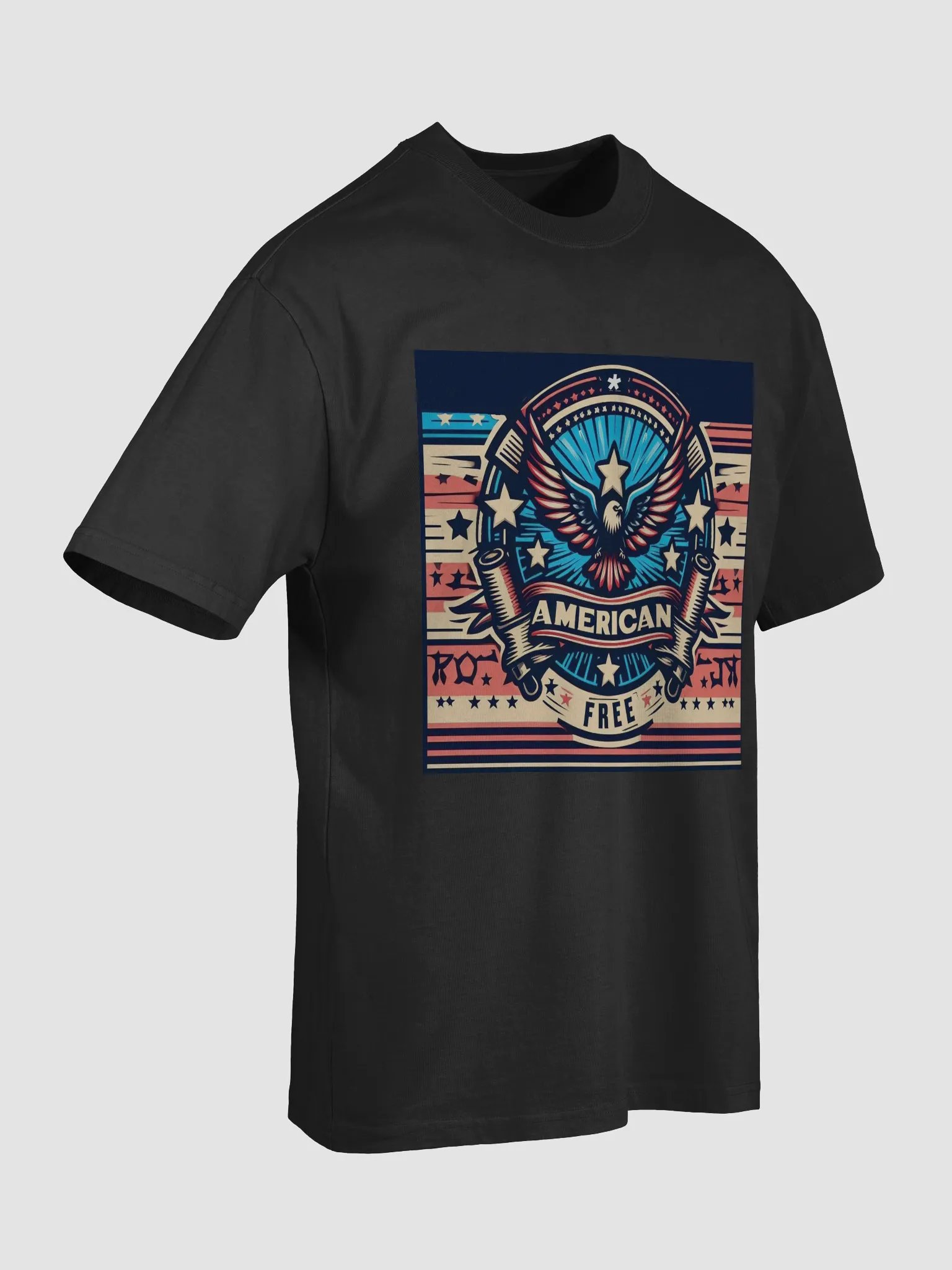 American Freedom Eagle Oversized Tee product image (25)