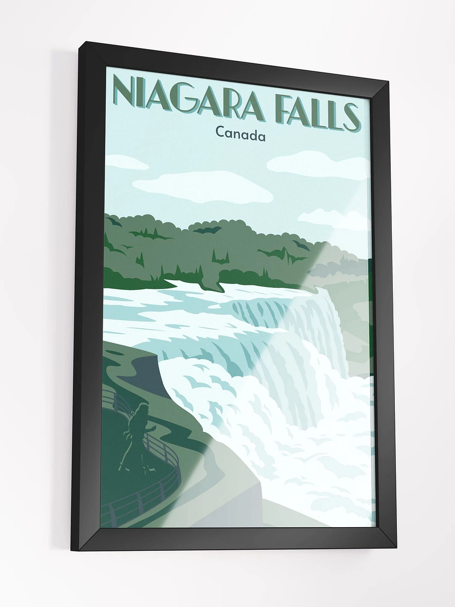 Niagara Falls Wonder - Framed Illustrated Poster product image (16)