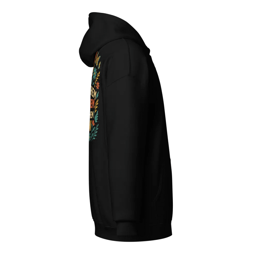 Teach Them Love Them Grow Zip Hoodie – Floral Teacher Appreciation Sweatshirt product image (4)
