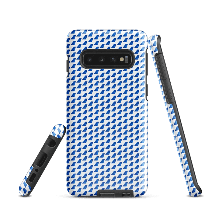 Ultra-Tough Case for Samsung® - Two-Tone Blue Tailfin Design product image (1)