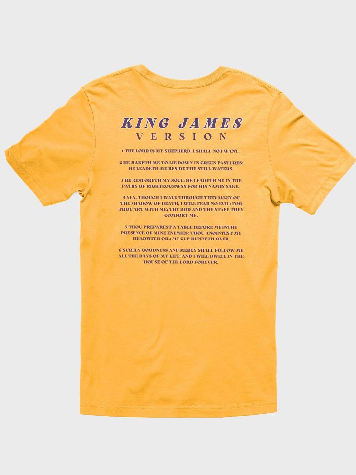 Psalm 23 unisex tee product image (2)