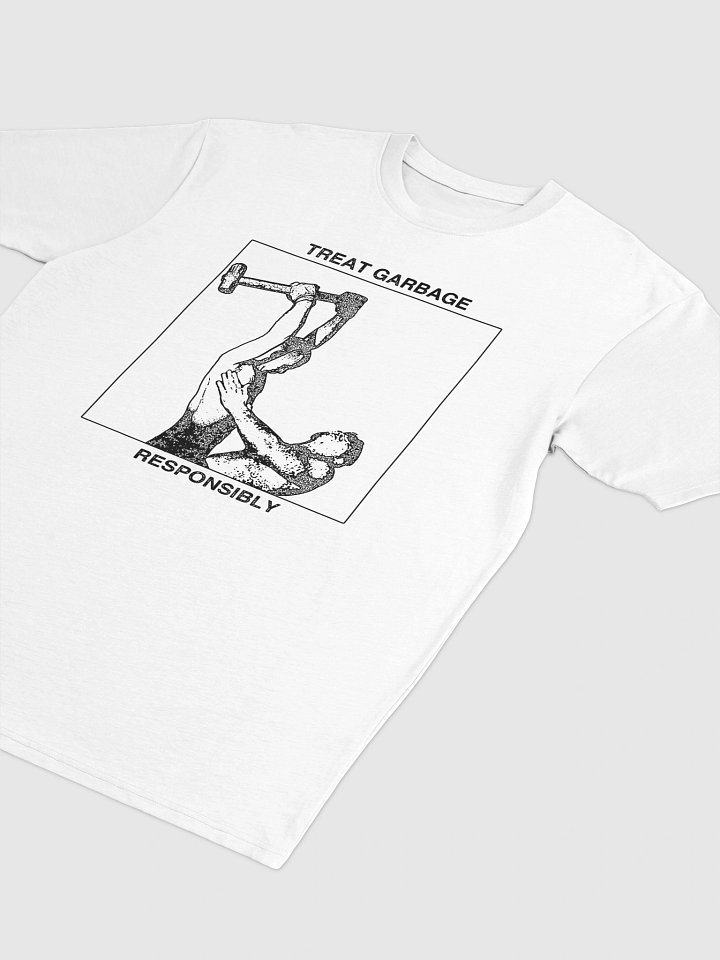 garbage - tshirt white product image (2)