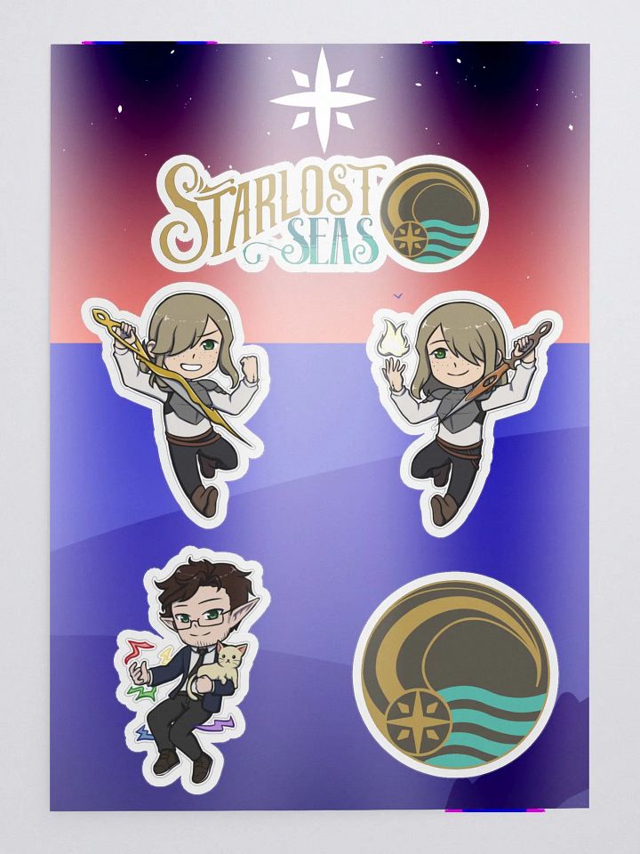Starlost Sticker Sheet #1 product image (1)