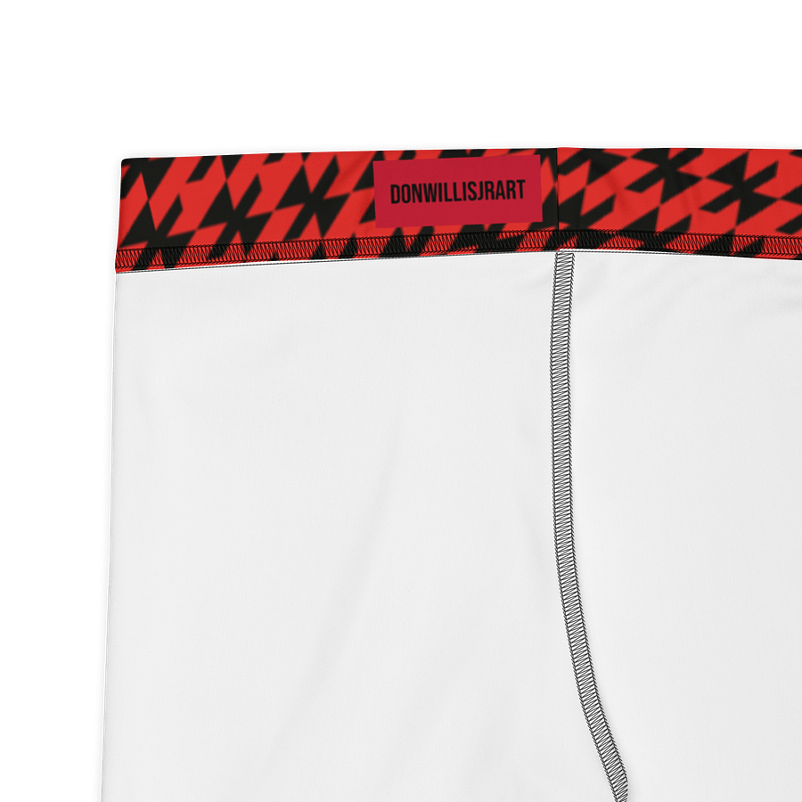 Red Houndstooth Grid All-Over Leggings product image (2)