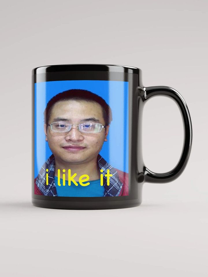 Black Glossy Mug: i like it product image (1)