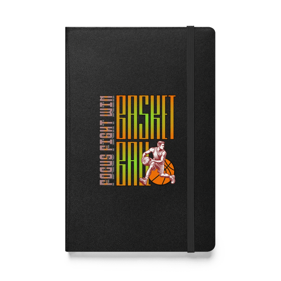 Focus Fight Win Basketball Hardcover Notebook product image (1)