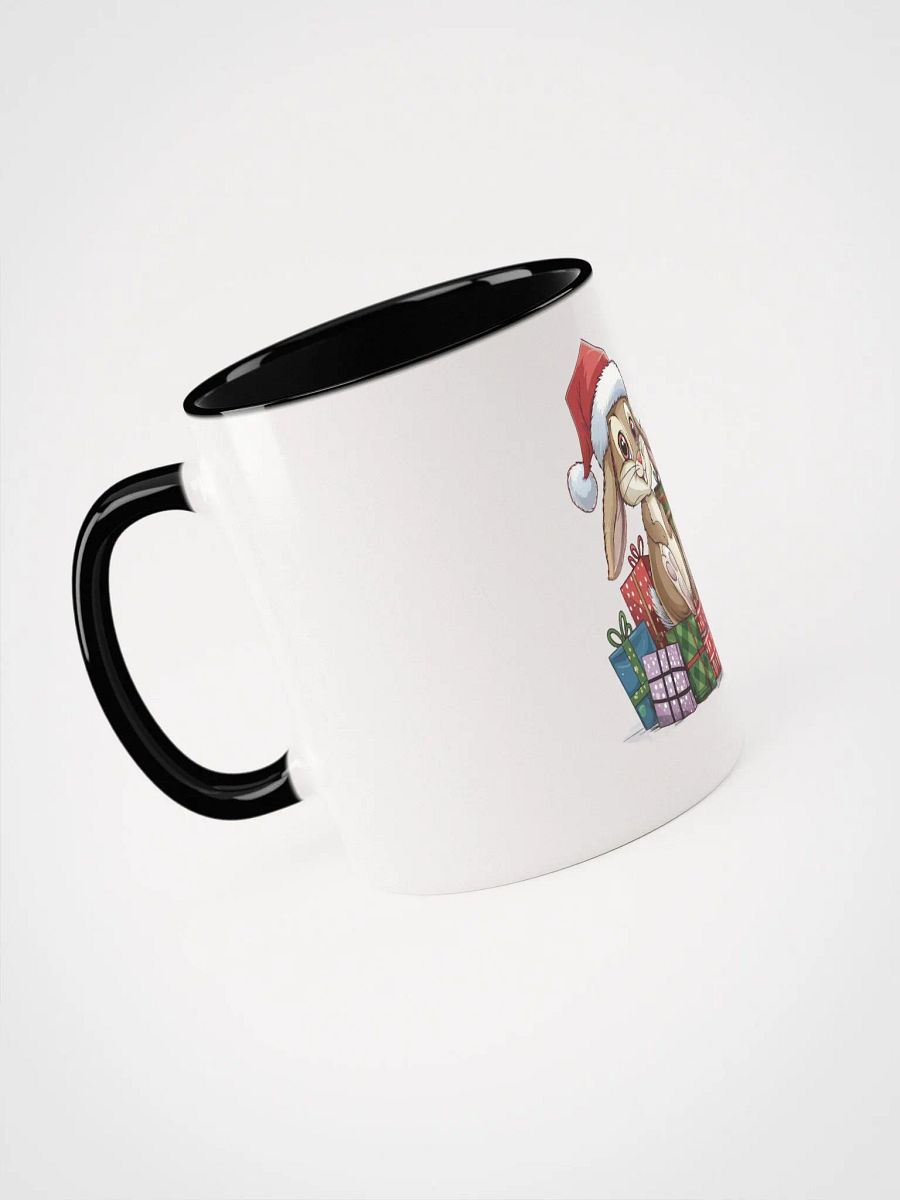 Santa Bunny Ceramic Mug with Color Inside product image (4)