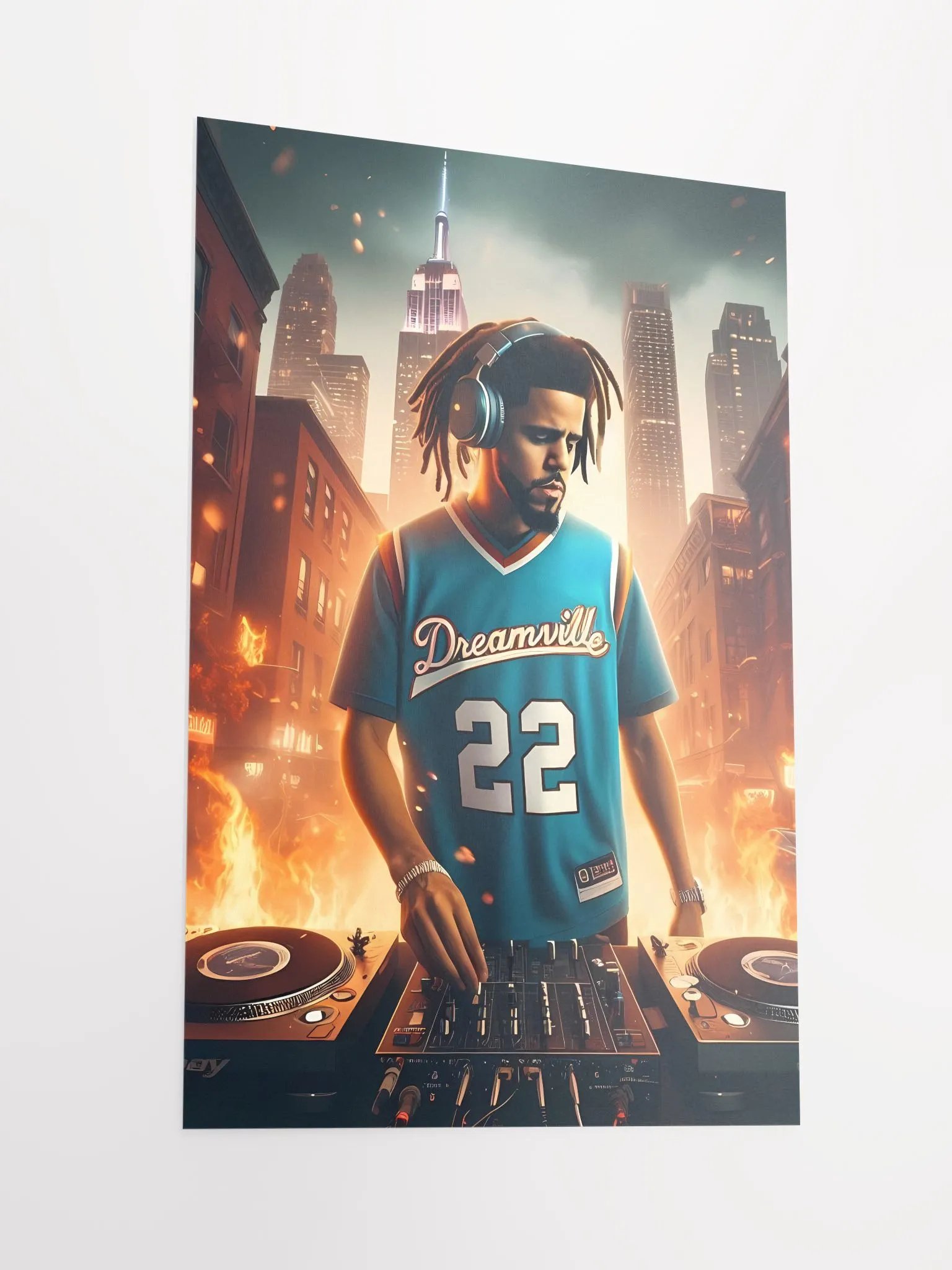 J COLE FIRE CITYSCAPE product image (2)