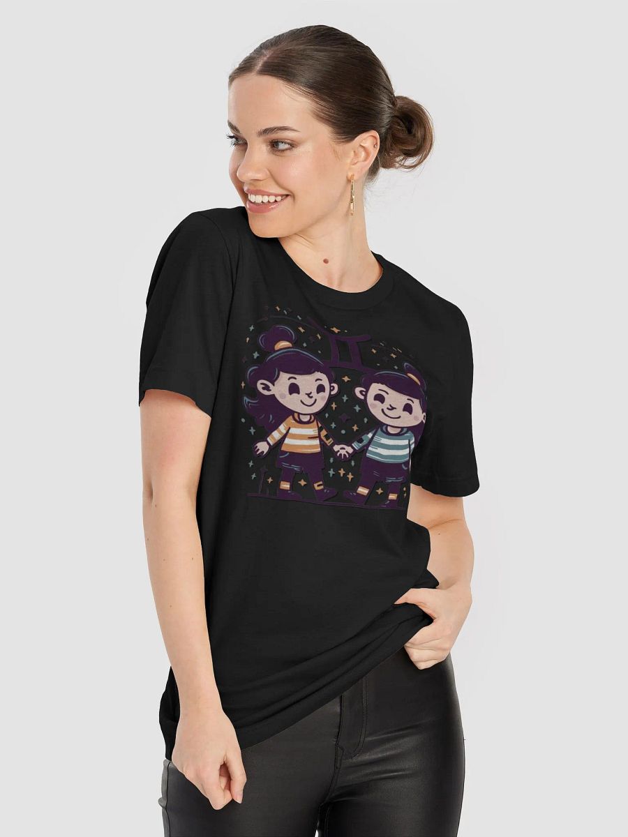 Gemini Zodiac Unisex T-Shirt - Playful Twins Design, Astrology Gift product image (9)