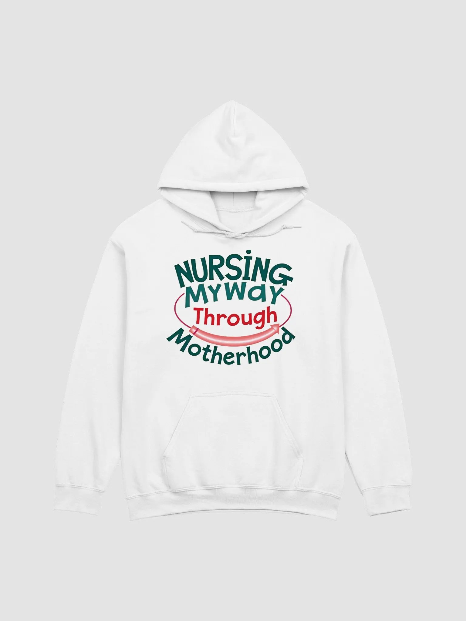 NURSING My Way Through Motherhood Hoodie product image (4)