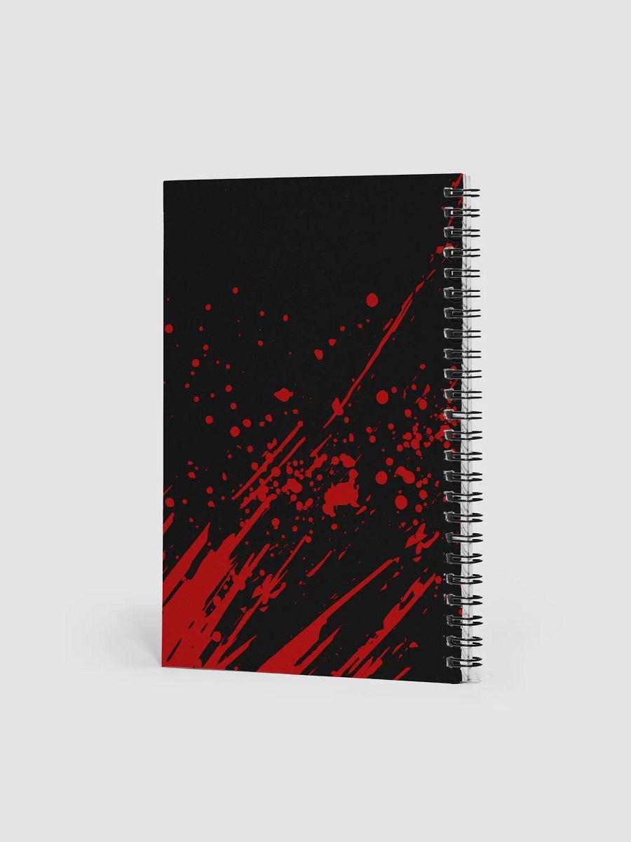 L2A Black & Red Spiral Notebook product image (2)