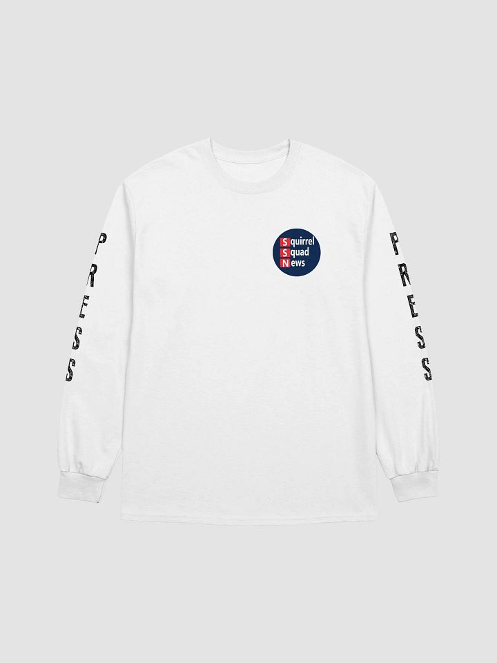 Black Text 2D Logo Bold Press Long Sleeve Tee product image (3)