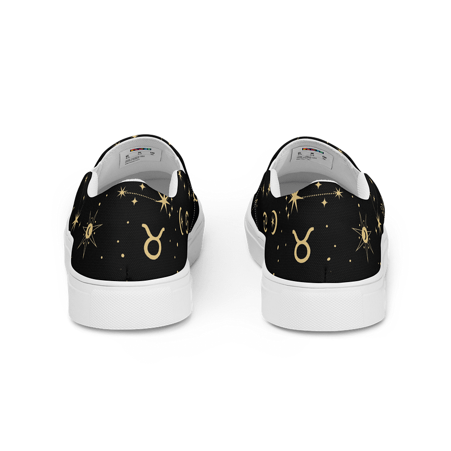 Celestial Zodiac Slip-On Shoes Astrology-Inspired Women's Canvas Sneakers for Spiritual & Cosmic Style product image (4)